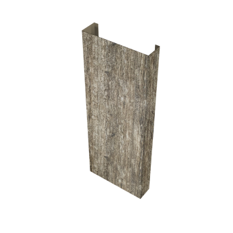 картинка Полустолб для С8,С10 0,45 Print Elite с пленкой Nordic Wood TwinColor (L2,5) Центр Кровли