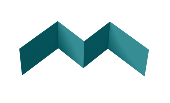 фото Угол внутренний фибросайдинга 0,45 PE с пленкой RAL 5021 водная синь (2м) Центр Кровли картинка Угол внутренний фибросайдинга 0,45 PE с пленкой RAL 5021 водная синь (2м) Центр Кровли