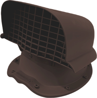 картинка Вентиль кровельный Krovent KTV-Kredo для металлочерепицы Кредо коричневый Центр Кровли