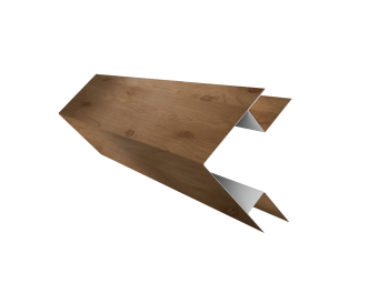 фото Планка угла внешнего сложного БХ new 0,45 Print Premium Pine Wood Fresh (2м) Центр Кровли картинка Планка угла внешнего сложного БХ new 0,45 Print Premium Pine Wood Fresh (2м) Центр Кровли