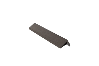 картинка Профиль угловой CM Decking 2000х50х38х8 мм, цвет black wood (черное дерево) Центр Кровли
