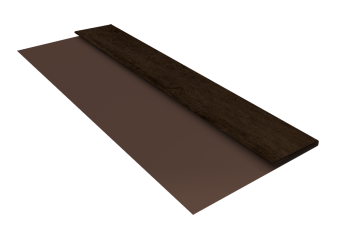 картинка Планка стартовая БХ new 0,45 Print Premium Antique Wood TwinColor (3м) Центр Кровли