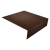 Планка околооконная простая 200х50 0,45 Print Elite Choco Wood TwinColor (2м) Центр Кровли