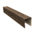 Планка боковая для забора из сайдинга ЭкоБрус 0,45 Print Elite Nordic Wood TwinColor (2,5м) Центр Кровли