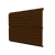 Софит ЭкоБрус new без перфорации 0,45 Print Elite Choco Wood TwinColor Центр Кровли