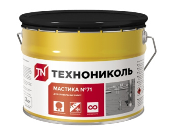 картинка Мастика герметизирующая Технониколь №71 3кг (ведро) Центр Кровли