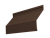 Ламель забора жалюзи Milan new 0,45 Drap TwinColor с пленкой RAL 8017 шоколад Центр Кровли