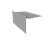 Планка ветровая для мягкой кровли 100х20х70 0,5 Satin с пленкой RAL 7004 сигнальный серый (2м) Центр Кровли