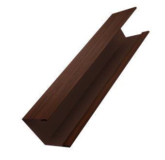 фото Крышка жалюзи Milan Slim 0,45 Print Elite Choco Wood TwinColor (2,5м) Центр Кровли картинка Крышка жалюзи Milan Slim 0,45 Print Elite Choco Wood TwinColor (2,5м) Центр Кровли