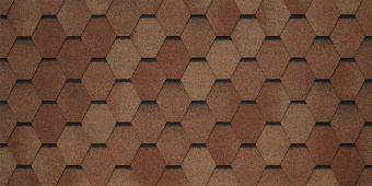 картинка Черепица гибкая Tegola Veneto terracotta 206 (терракотта) Центр Кровли