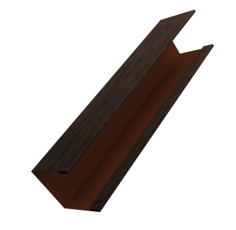 картинка Крышка жалюзи Milan Slim 0,45 Print-double Elite Antique Wood (3м) Центр Кровли