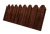 Профнастил C10B фигурный 0,45 Print Elite Cherry Wood TwinColor Центр Кровли