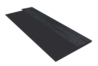 картинка Планка стартовая БХ new 0,45 Print Premium Grey Wood TwinColor (3м) Центр Кровли