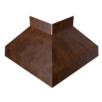 картинка Угол отлива внешний 50 0,4 Print Premium с пленкой Cherry Wood Fresh TwinColor Центр Кровли
