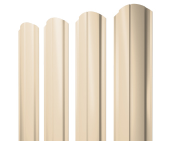 фото Штакетник Полукруглый Slim фигурный 0,5 Satin RAL 1015 светлая слоновая кость Центр Кровли картинка Штакетник Полукруглый Slim фигурный 0,5 Satin RAL 1015 светлая слоновая кость Центр Кровли