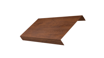 картинка Ламель обратная 150 забора жалюзи Texas 0,45 Print-Double Premium с пленкой Golden Wood Fresh Центр Кровли