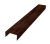 Крышка забора для горизонтального монтажа штакетника 0,45 Print Elite Cherry Wood TwinColor (3м) Центр Кровли