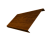 Ламель обратная 200 забора жалюзи Texas 0,45 Print-Double Premium с пленкой Golden Wood Intense F Центр Кровли
