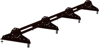 фото Снегозадержатель NEW трубчатый Grand Line RAL 8019 3м Центр Кровли картинка Снегозадержатель NEW трубчатый Grand Line RAL 8019 3м Центр Кровли