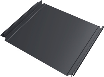 картинка Кликфальц Double Pro Grand Line 0,45 Drap двухсторонний с пленкой на замках RAL 7024 мокрый асфальт Центр Кровли
