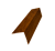 Угол внешний 40х40 0,45 Print Premium Golden Wood Intense FTC (3м) Центр Кровли