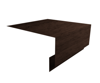 картинка Планка околооконная сложная БХ new 200х75х27 0,45 Print-Double Premium Antique Wood (2м) Центр Кровли