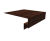 Планка околооконная сложная БХ new 250х50х27 (j-фаска) 0,45 Print Elite Cherry Wood TwinColor (2м) Центр Кровли
