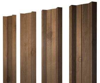 картинка Штакетник М-образный А с прямым резом 0,45 Print Premium Pine Wood Fresh Центр Кровли
