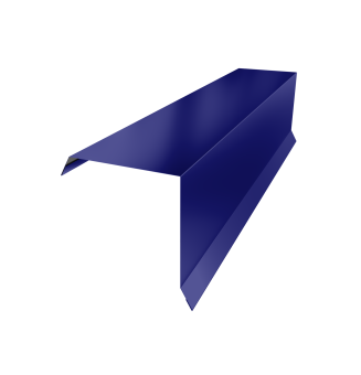 фото Планка торцевая 95х95 0,45 PE с пленкой RAL 5002 ультрамариново-синий (2м) Центр Кровли картинка Планка торцевая 95х95 0,45 PE с пленкой RAL 5002 ультрамариново-синий (2м) Центр Кровли