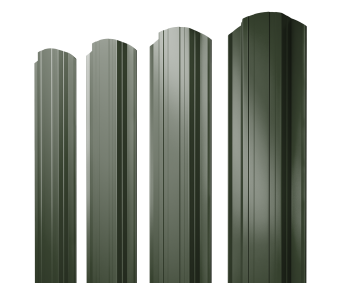 фото Штакетник Прямоугольный фигурный 0,5 Satin Matt TX RAL 6020 хромовая зелень Центр Кровли картинка Штакетник Прямоугольный фигурный 0,5 Satin Matt TX RAL 6020 хромовая зелень Центр Кровли