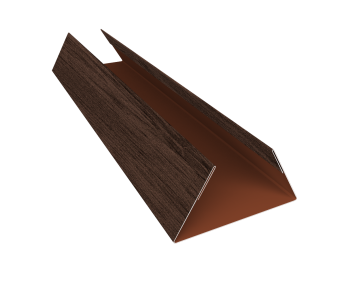 фото Планка стыковочная составная нижняя 0,45 Print Premium Antique Wood TwinColor (2м) Центр Кровли картинка Планка стыковочная составная нижняя 0,45 Print Premium Antique Wood TwinColor (2м) Центр Кровли