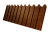 Профнастил С8A v01 фигурный 0,45 Print Premium Golden Wood Intense FTC Центр Кровли
