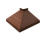 Угол отлива внешний 250 0,45 Print Elite с пленкой Choco Wood TwinColor Центр Кровли