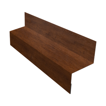 картинка Отлив межэтажный 35 0,4 Print Premium Golden Wood Fresh TwinColor (3м) Центр Кровли