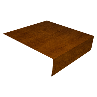 картинка Планка околооконная простая 200х50 0,45 Print-Double Premium Golden Wood Intense F (3м) Центр Кровли