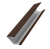 Крышка жалюзи Milan Slim 0,45 PE RAL 8017 шоколад (2,5м) Центр Кровли