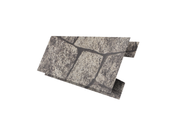 картинка Планка H-образная Экобрус 0,45 Print Elite с пленкой King Stone TwinColor (2м) Центр Кровли