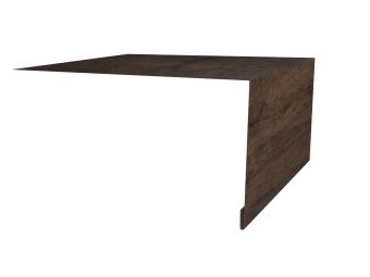 картинка Планка околооконная простая 250х75 0,45 Print-Double Elite Antique Wood (3м) Центр Кровли