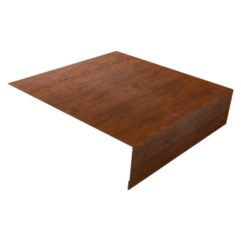 картинка Планка околооконная простая 200х50 0,45 Print-Double Premium Golden Wood Fresh (2м) Центр Кровли