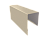 Планка П-образная заборная 17 0,45 Print Elite Milky Wood TwinColor (2,5м) Центр Кровли
