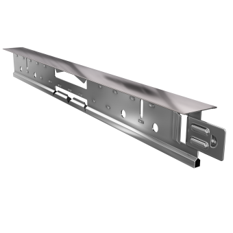 картинка Т-профиль 24х33х3600 Премиум серебристый металлик Центр Кровли