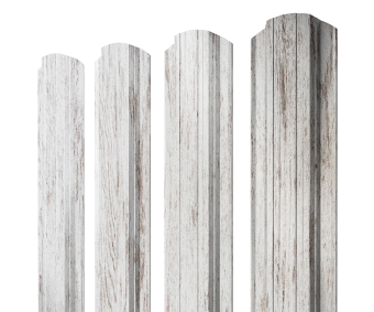 фото Штакетник Прямоугольный фигурный 0,45 Print Elite Snow Wood TwinColor Центр Кровли картинка Штакетник Прямоугольный фигурный 0,45 Print Elite Snow Wood TwinColor Центр Кровли