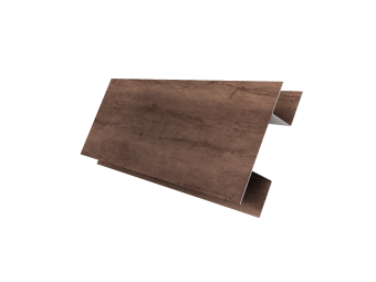 картинка Планка H-образная Экобрус 0,45 Print Premium с пленкой Almond Wood Fresh (2м) Центр Кровли