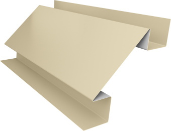 фото Планка угла внутреннего сложного Экобрус Grand Line 0,45 Drap ТХ RAL 1015 светлая слоновая кость (2м) Центр Кровли картинка Планка угла внутреннего сложного Экобрус Grand Line 0,45 Drap ТХ RAL 1015 светлая слоновая кость (2м) Центр Кровли