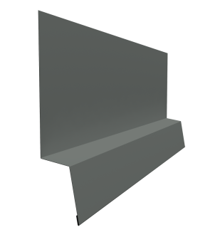 фото Планка начальная фальц 0,45 PE с пленкой RAL 7005 мышино-серый (3м) Центр Кровли картинка Планка начальная фальц 0,45 PE с пленкой RAL 7005 мышино-серый (3м) Центр Кровли