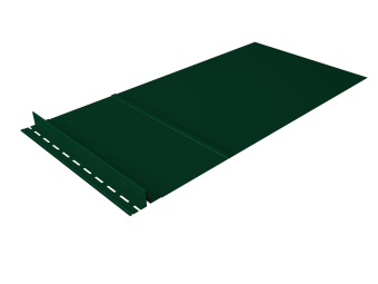 картинка Элемент обхода Кликфальц Pro левый 0,5 Satin Matt RAL 6005 зеленый мох Центр Кровли