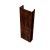 Полустолб для С21 0,45 Print Elite с пленкой Cherry Wood TwinColor (L2,5) Центр Кровли