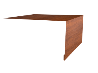 картинка Планка околооконная простая 250х75 0,45 Print-Double Premium Golden Wood Fresh (2м) Центр Кровли