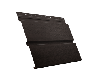 фото Софит металлический Квадро Брус с перфорацией 0,45 Print Elite с пленкой Coffee Wood TwinColor Центр Кровли картинка Софит металлический Квадро Брус с перфорацией 0,45 Print Elite с пленкой Coffee Wood TwinColor Центр Кровли