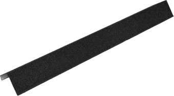 фото Планка торцевая для композитной черепицы CM Roof черный (1,35м) Центр Кровли картинка Планка торцевая для композитной черепицы CM Roof черный (1,35м) Центр Кровли